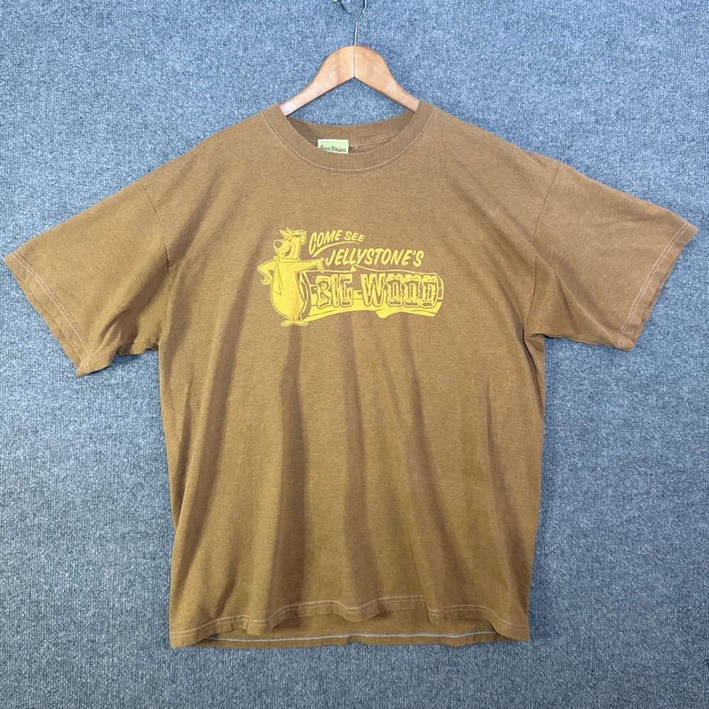 Vintage Shirt Mens Extra Large Hanna Barbera Yogi Bear Jellystone Graphic Y2K